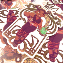 Load image into Gallery viewer, BG3 Wyll - 3" metallic sticker
