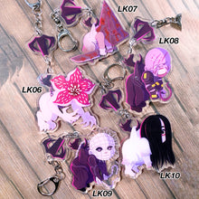 Load image into Gallery viewer, DEEBEEDEE KILLER GUESTS - connected acrylic keychain
