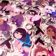 Load image into Gallery viewer, DEEBEEDEE SURVIVORS - connected acrylic keychain
