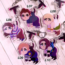 Load image into Gallery viewer, DEEBEEDEE SURVIVOR GUESTS - connected acrylic keychain
