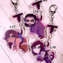 Load image into Gallery viewer, DEEBEEDEE SURVIVOR GUESTS - connected acrylic keychain

