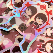 Load image into Gallery viewer, Fatal Frame CRIMSON BUTTERFLY - 3&quot; holographic vinyl sticker
