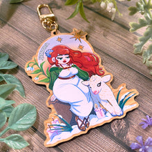 Load image into Gallery viewer, IMBOLC - 3" wooden keychain
