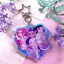 Load image into Gallery viewer, PREORDER K-Pop Demon HUNTR/X - 2.75&quot; iridescent acrylic keychain (preorder)

