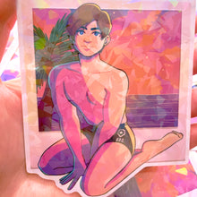 Load image into Gallery viewer, Resident Evil LEON RPD SUMMER - 4&quot; holographic vinyl sticker
