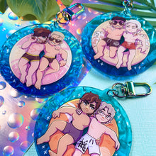 Load image into Gallery viewer, Metal Gear Solid SUMMER VIBES - 2.75&quot; ripple acrylic keychain
