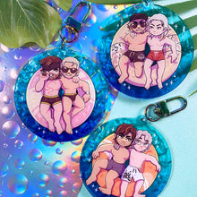 Load image into Gallery viewer, Metal Gear Solid SUMMER VIBES - 2.75&quot; ripple acrylic keychain

