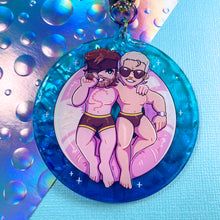 Load image into Gallery viewer, Metal Gear Solid SUMMER VIBES - 2.75&quot; ripple acrylic keychain

