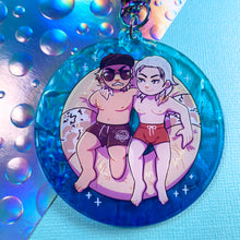 Load image into Gallery viewer, Metal Gear Solid SUMMER VIBES - 2.75&quot; ripple acrylic keychain

