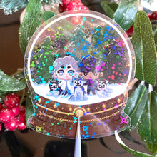 Load image into Gallery viewer, Metal Gear Solid ALASKAN SNOWGLOBE - 3&quot; holographic clear sticker
