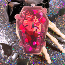 Load image into Gallery viewer, VAMPIRE WRESTLERS - 3&quot; mirror acrylic keychain
