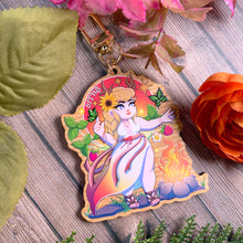Load image into Gallery viewer, LITHA - 3" wooden keychain
