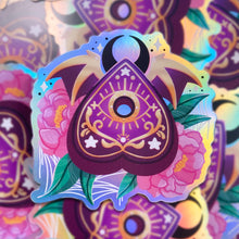 Load image into Gallery viewer, WITCHY PLANCHETTE - 3" holographic vinyl sticker
