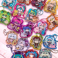 Load image into Gallery viewer, PROJECT VOLTAGE - 2&quot; glitter acrylic charm
