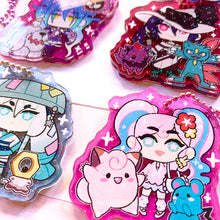 Load image into Gallery viewer, PROJECT VOLTAGE - 2&quot; glitter acrylic charm
