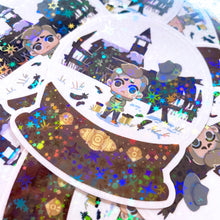 Load image into Gallery viewer, Resident Evil VILLAGE SNOWGLOBE - 3&quot; holographic clear sticker
