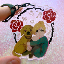 Load image into Gallery viewer, RULE OF ROSE - 3&quot; acrylic keychain
