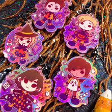 Load image into Gallery viewer, Silent Hill VINTAGE HALLOWEEN - 2.5" holographic acrylic keychain
