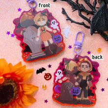 Load image into Gallery viewer, Silent Hill HALLOWEEN FRIENDS - 3&quot; glitter acrylic keychain
