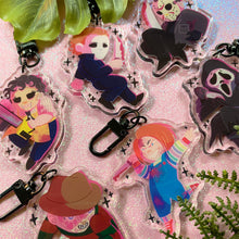 Load image into Gallery viewer, SLASHERS - 2.5&quot; acrylic keychain
