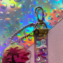 Load image into Gallery viewer, SPOOKY ISLAND - holographic mini lanyard
