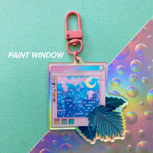 Load image into Gallery viewer, VAPORWAVE VIBES - 2.5&quot; holographic acrylic keychain

