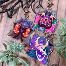 Load image into Gallery viewer, WITCHY VIBES - 2.5&quot; iridescent acrylic keychain
