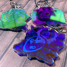 Load image into Gallery viewer, WITCHY VIBES - 2.5&quot; iridescent acrylic keychain
