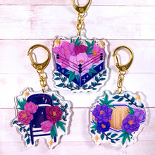 Load image into Gallery viewer, FLORAL WRESTLING - 2.5&quot; acrylic keychains
