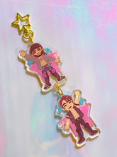 Load image into Gallery viewer, TAG TEAM DIVISION - dangling acrylic keychain
