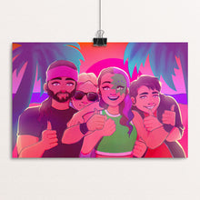 Load image into Gallery viewer, BEST FRIENDS - holographic mini print
