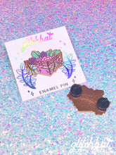 Load image into Gallery viewer, Pastel FLORAL WRESTLING - 1.5&quot; enamel pin
