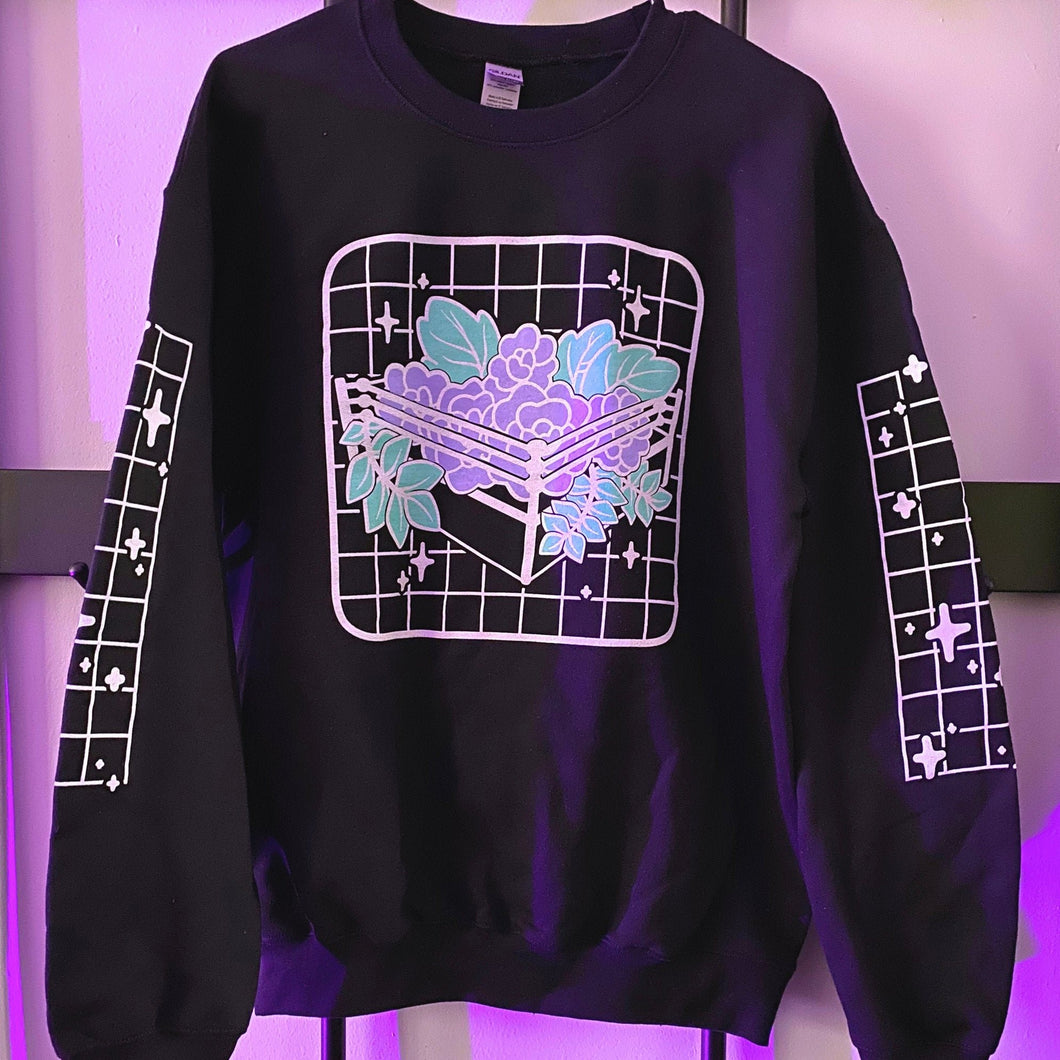 FLORAL WRESTLING - pullover sweater