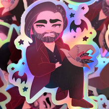 Load image into Gallery viewer, What We Do In The Shadows VAMPIRE COVEN - 3&quot; holographic sticker
