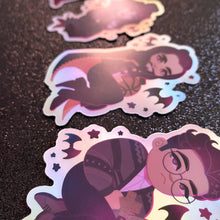 Load image into Gallery viewer, What We Do In The Shadows VAMPIRE COVEN - 3&quot; holographic sticker
