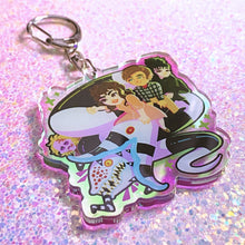 Load image into Gallery viewer, BEETLEJUICE - 2.5&quot; iridescent acrylic charm
