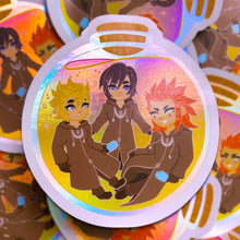 Load image into Gallery viewer, Kingdom Hearts SEA SALT TRIO - 3&quot; holographic sticker
