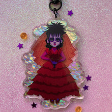 Load image into Gallery viewer, Beetlejuice LYDIA - 3.5&quot; foil keychain
