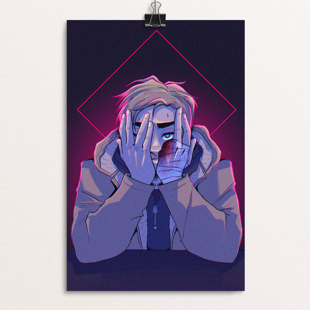 Resident Evil ETHAN WINTERS - holographic mini print