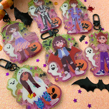 Load image into Gallery viewer, ST HALLOWEEN - 3&quot; glitter epoxy charms
