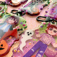 Load image into Gallery viewer, ST HALLOWEEN - 3&quot; glitter epoxy charms
