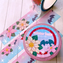 Load image into Gallery viewer, WINTER BATS - foil washi tape
