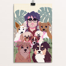 Load image into Gallery viewer, Hannibal WILL GRAHAM DOGS - holographic mini print
